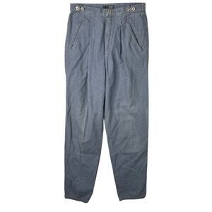 Lizwear Liz Claiborne Vintage 80s Pleated Mom Jeans High Waisted Herringbone 10